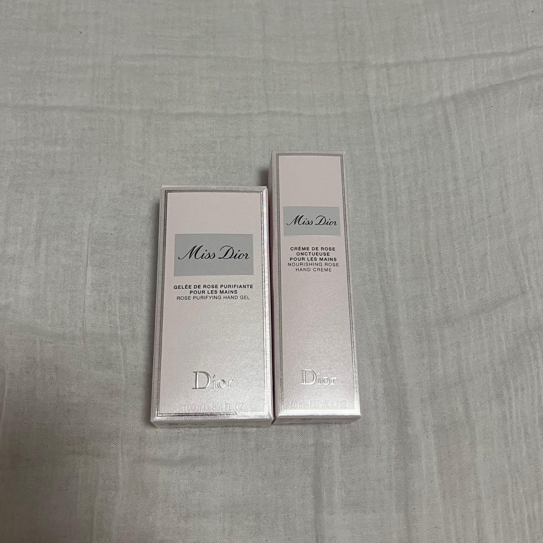 Dior Miss Dior ハンドクリーム　ハンドジェル　セット売り dior ハンドクリーム ハンドジェル ギフト セット ディオール ミス