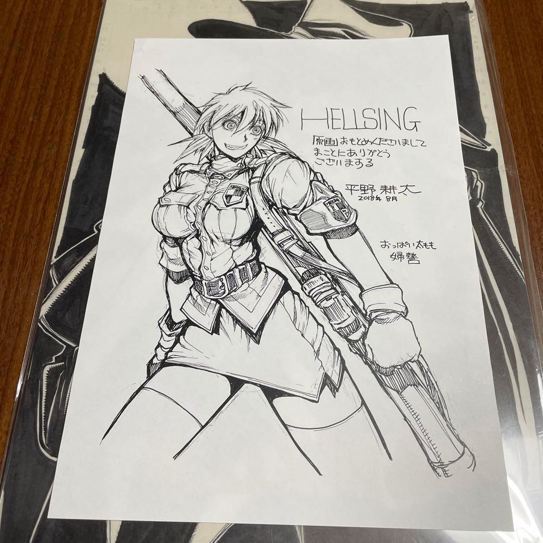 HELLSING ヘルシング 20周年記念 複製原画 王立国教騎士団 - メルカリ