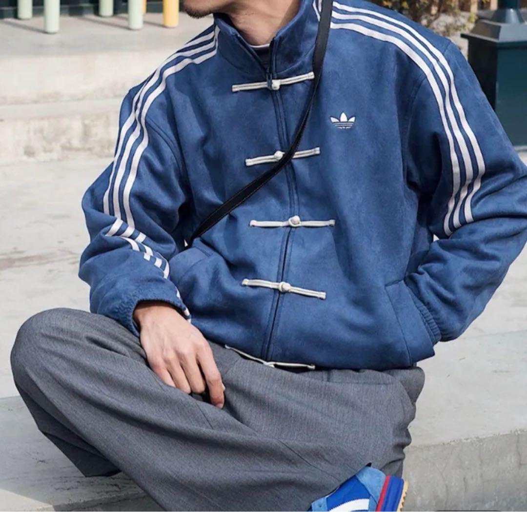 adidas チャイナトラックジャケット - メルカリ