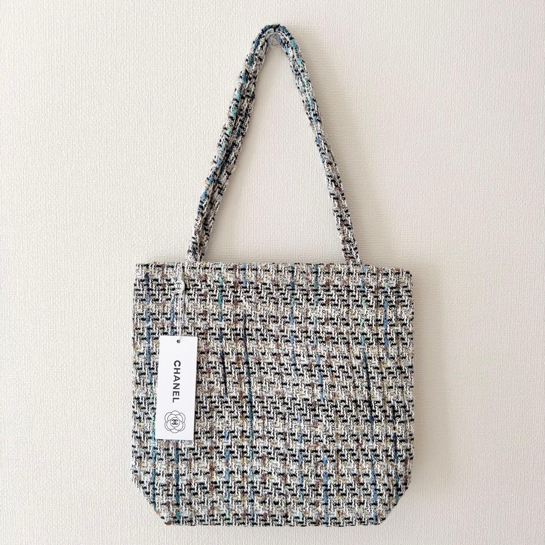 CHANEL ツイード トートバッグ スパンコール ノベルティ新品 - メルカリ