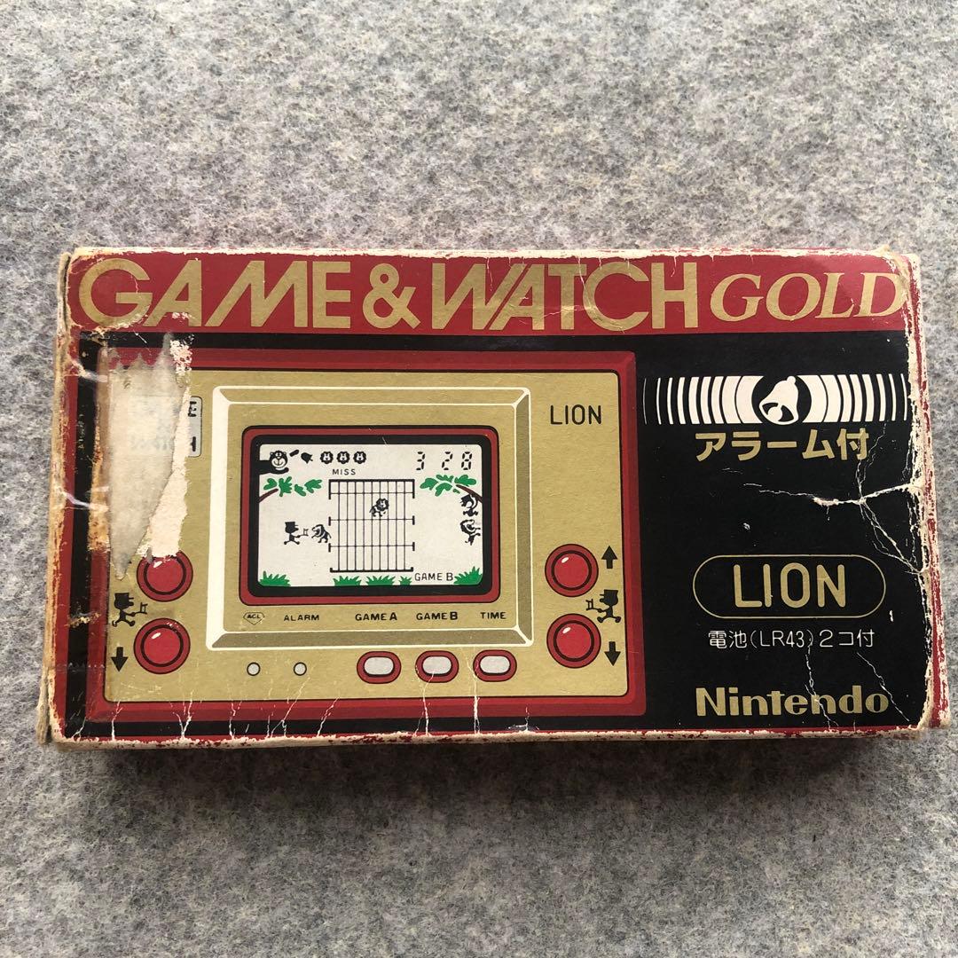【動作確認済み】GAME & WATCH GOLD LION (アラーム付) 經典遊戲獅子出籠👦🏻
