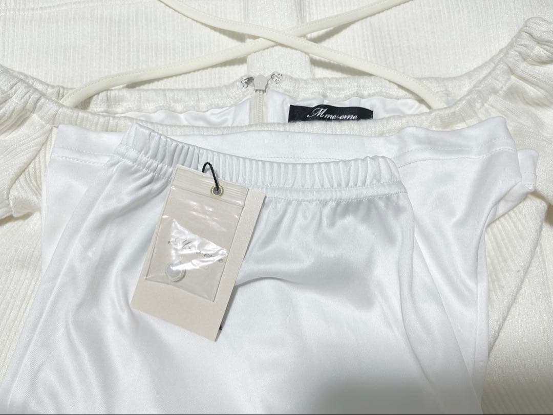 2way feather collar mini onepiece エムミーエメ - メルカリ