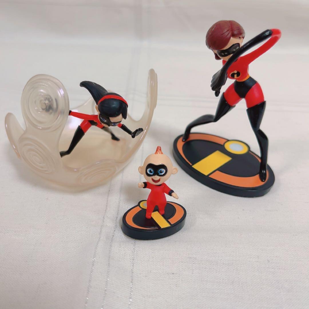 ディズニー ミスターインクレディブル イラスティガール フィギュア3個セット ディズニー ミスターインクレディブル イラスティガール フィギュア3個