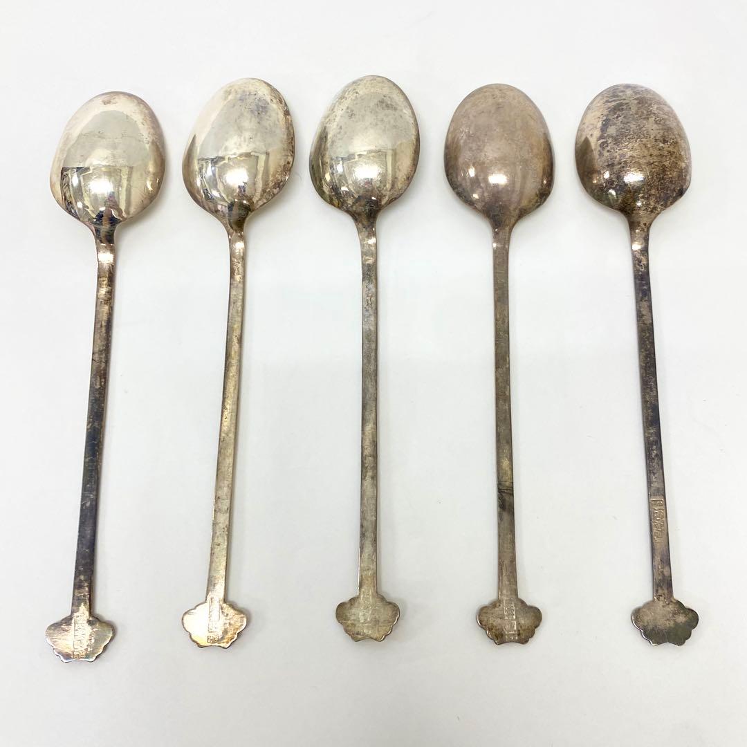 E11 慶雲上 昌丑 銀スプーン シルバー アンティーク 銀製 19.5cm