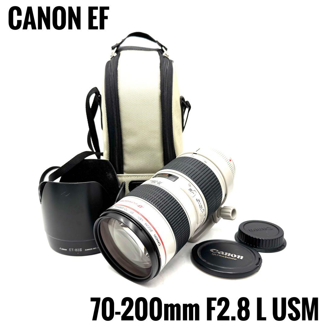 動作良好 Canon キャノン EF 70-200mm F2.8 L USM Canon RF 70-200mm F2.8 L IS USM Z Lens (Black)