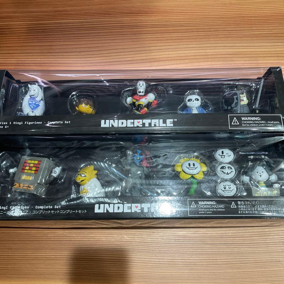 アンダーテール ビニールのフィギュアコンプリートセット UNDERTALE