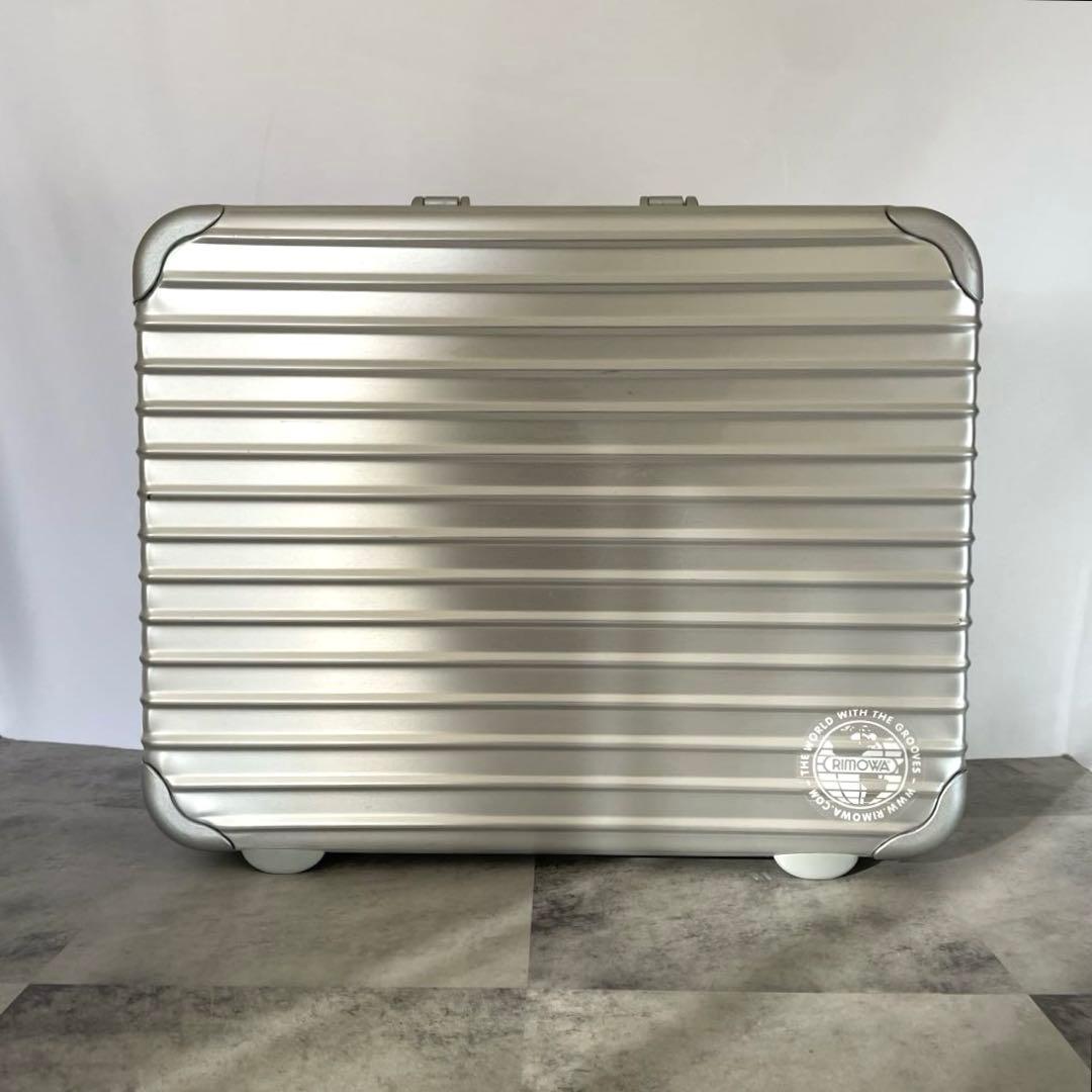 リモワ RIMOWA アルミ アタッシェケース シルバー ビジネスバッグ RIMOWA リモワ アタッシュケース シルバー アルミニウム ダイヤル