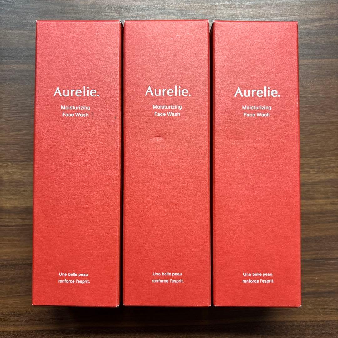 新品未開封】 Aurelie モイストフェイスウォッシュ洗顔料 3点セット