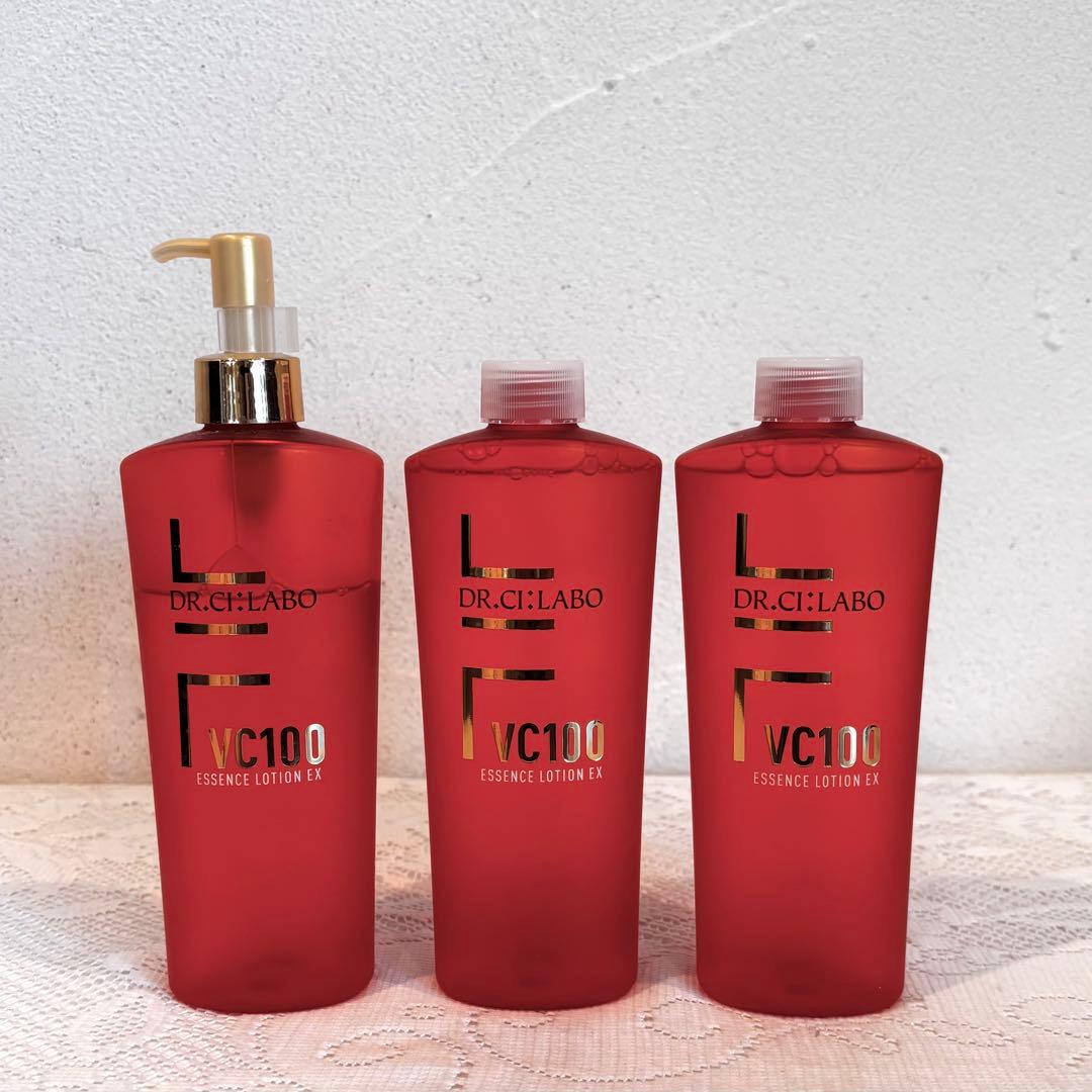 ドクターシーラボ VC100 Vエッセンスローション EX R 285ml 3本 Dr.Ci：Labo（ドクターシーラボ） VC100エッセンスローションEXR 285mL