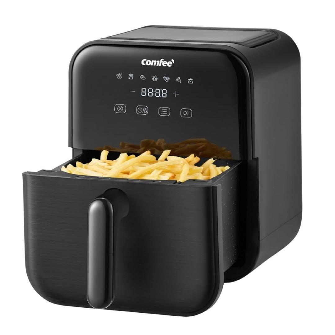 【新品】ノンフライヤー 4L 大容量 ノンオイル エアフライヤー 自動調理 Amazon.co.jp: ノンフライヤー 4.0L大容量 電気フライヤー 可視化 エア