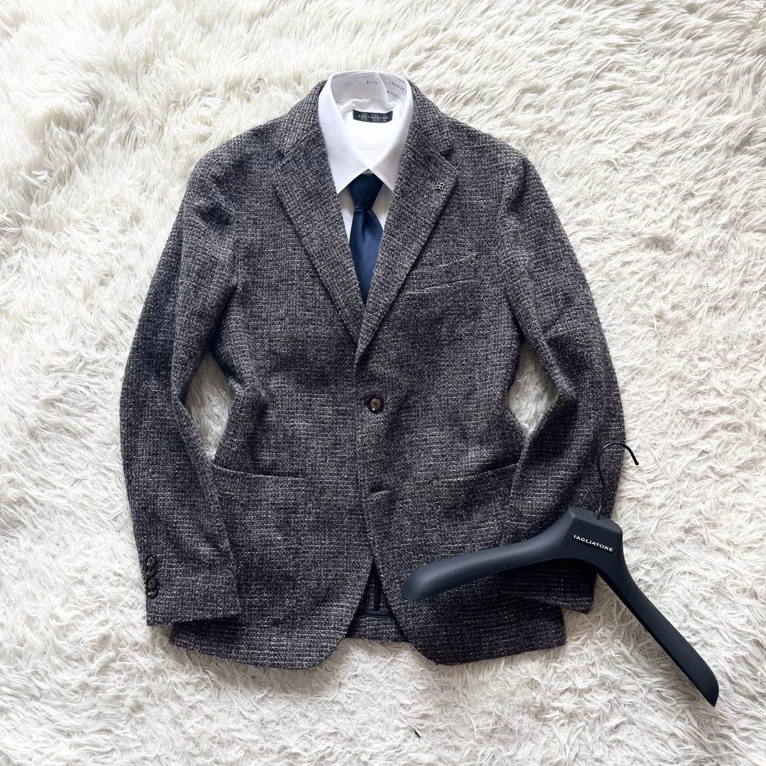 <美品>TAGLIATORE グレー ウール ツイード ジャケット サイズ44 楽天市場】タリアトーレ ジャケット（カラーグレー）（スーツ