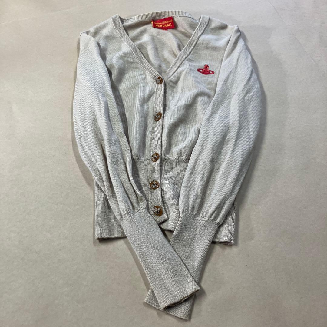vivienne westwood カーディガン　ベージュ　ウール100% 中古・古着通販】Vivienne Westwood RED LABEL (ヴィヴィアンウエスト
