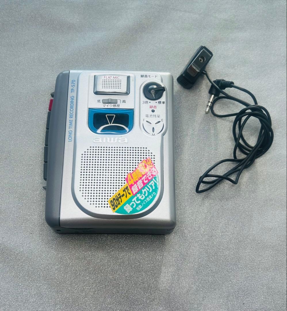 aiwa ポータブルカセットプレーヤー TP-570 - メルカリ