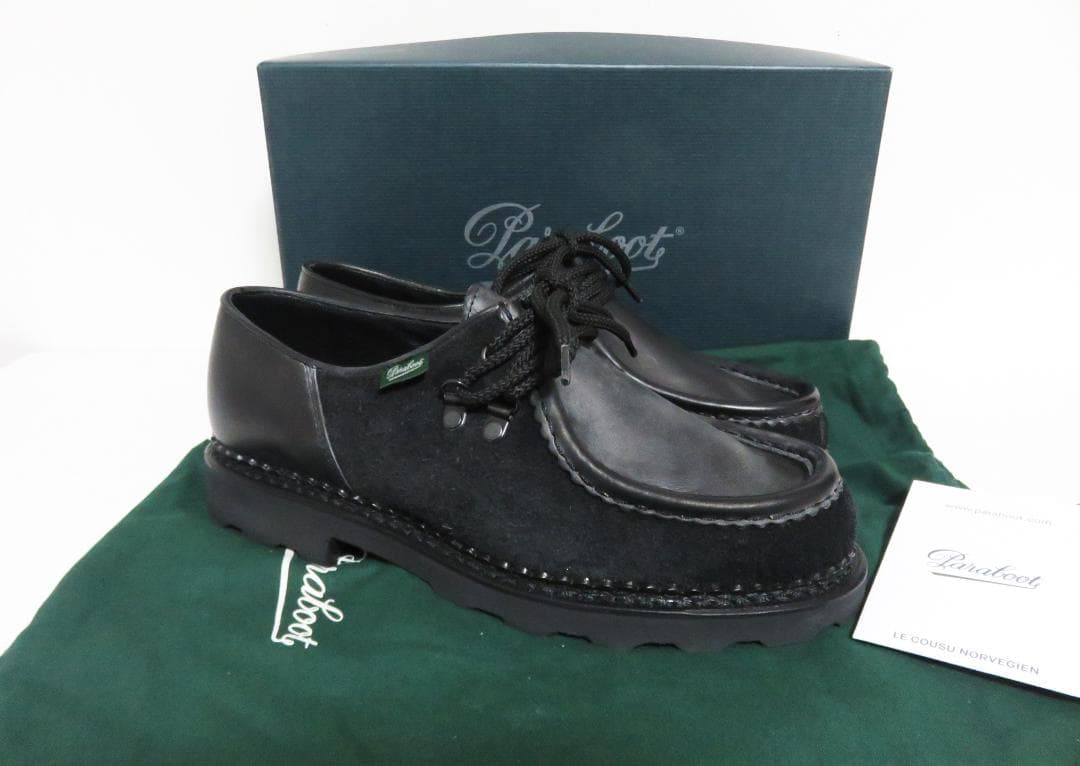 新品 パラブーツ × エンジニアド ガーメンツ ミカエル ブラック 41