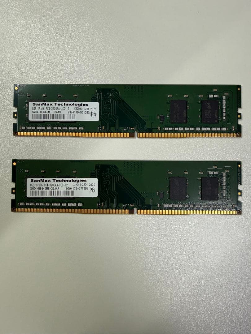 SanMax DDR4 8GBメモリ 2枚組　16gb DDR4メモリ 16GB(8GB2枚組) SanMax(サンマックス) SMD4-U8G48ME-26VR