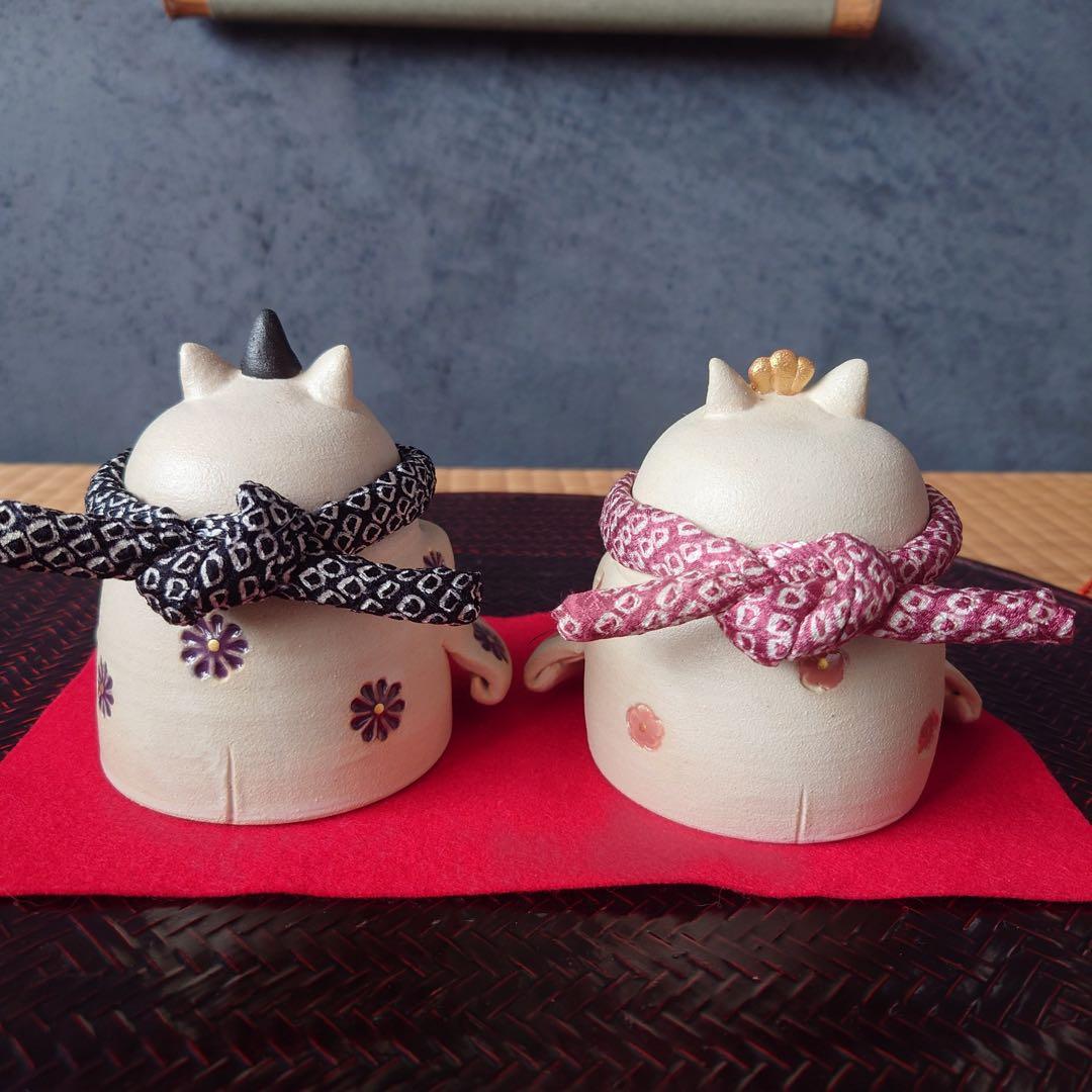 ➄だるま猫雛 m(*´꒳`*)m ※首輪付き - メルカリ