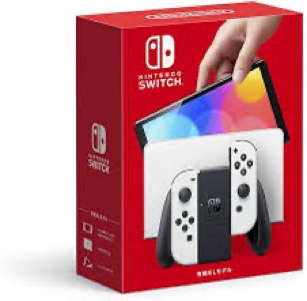 未使用 未開封 Nintendo Switch 本体 有機EL 新品 未開封 店舗印有 Nintendo Switch 有機ELモデル ホワイト 本体