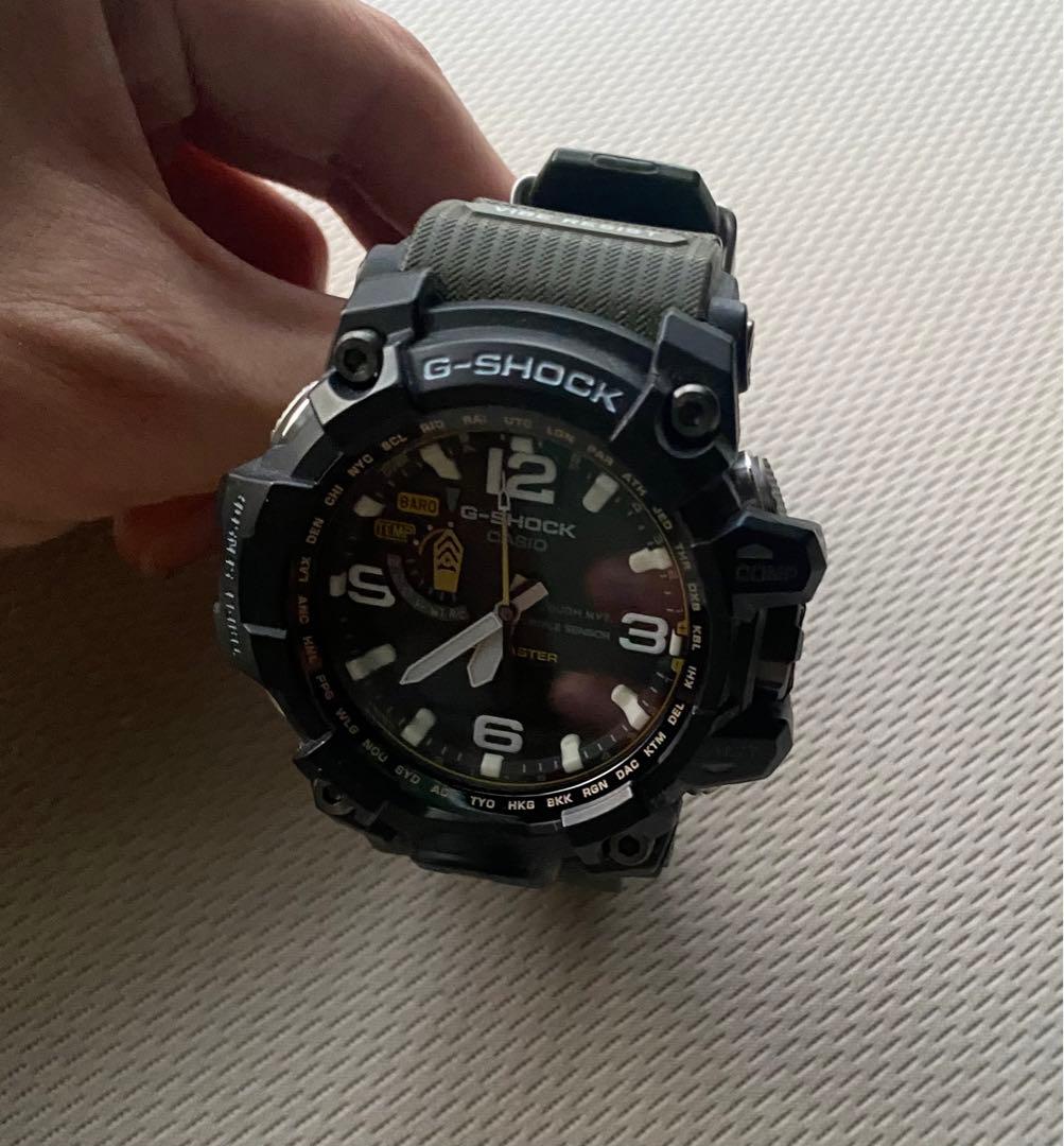 新品同様CASIO G-SHOCK マッドマスター GWG-1000-1A3JF G-SHOCK マッドマスター GWG-1000-1A3JF メンズ 電波ソーラー アナデジ