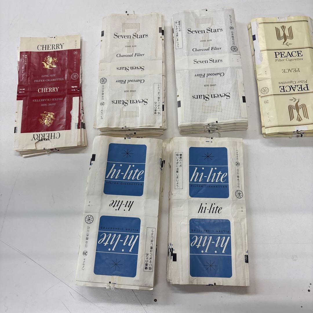 昭和レトロタバコパッケージ希少レアたばこ紙箱セブンスターチェリー