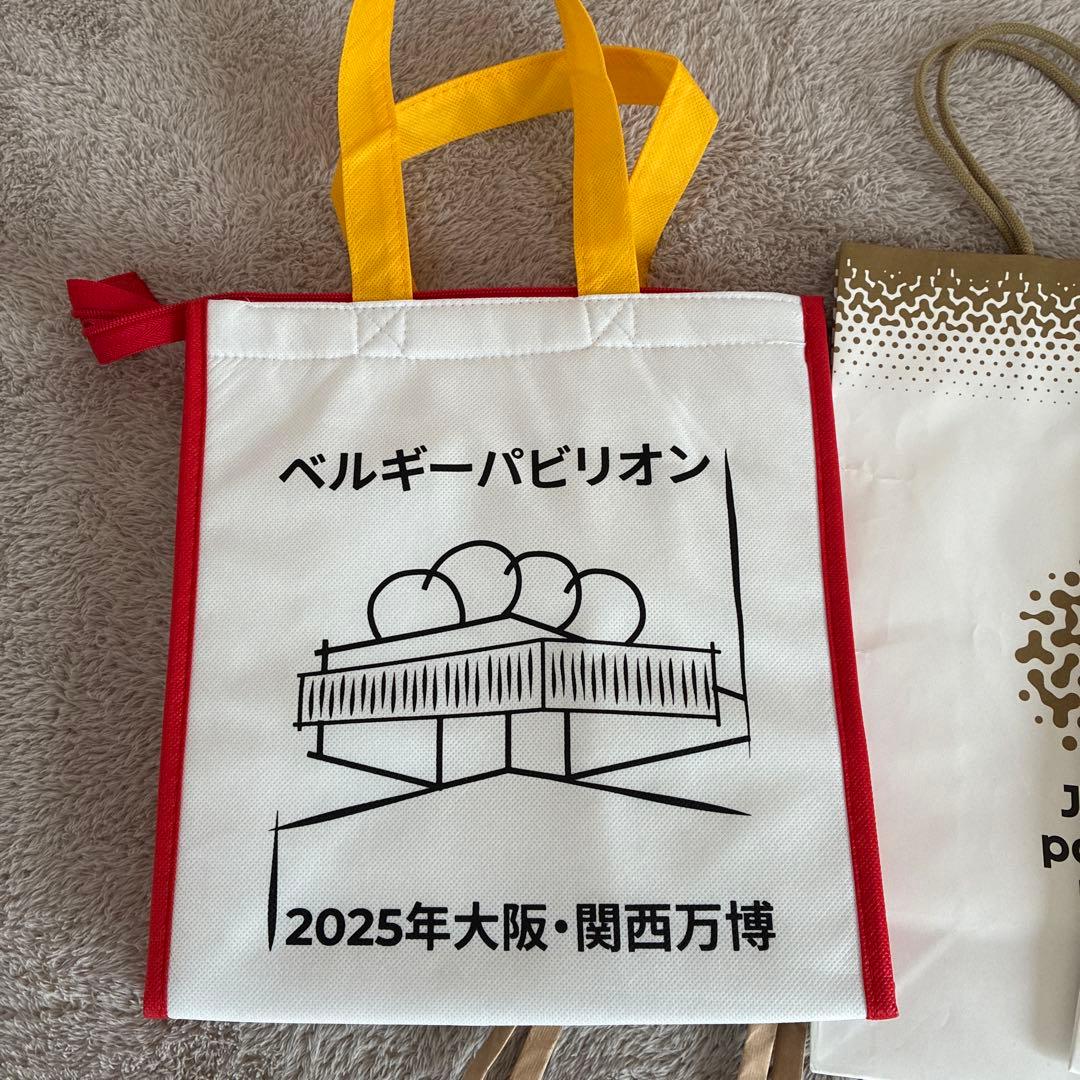 ①大阪関西万博 ノベルティ 非売品 紙袋 ベルギーバッグ 住友館
