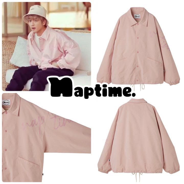 新品 未開封 Naptime コーチジャケット ピンク フリーサイズ - メルカリ