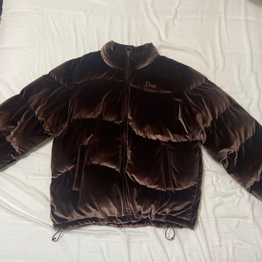 DIME VELVET QUILTED PUFFER ESPRESSO L - メルカリ