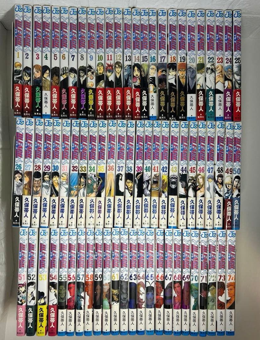 BLEACH 全巻セット1〜74巻　ブリーチ　久保帯人 集英社（SHUEISHA） BLEACH−ブリーチ− （全74巻セット）／久保帯人