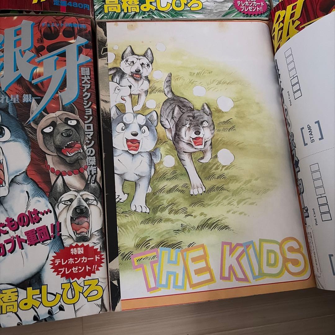 銀牙流れ星銀 総集編 6冊 ポスター ポストカード付き 高橋よしひろ