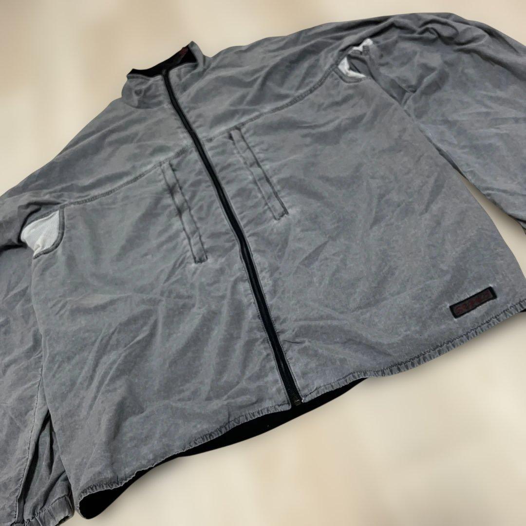 90s 00s GRAMICCI グレー フルジップジャケット マカオ製 Gramicci