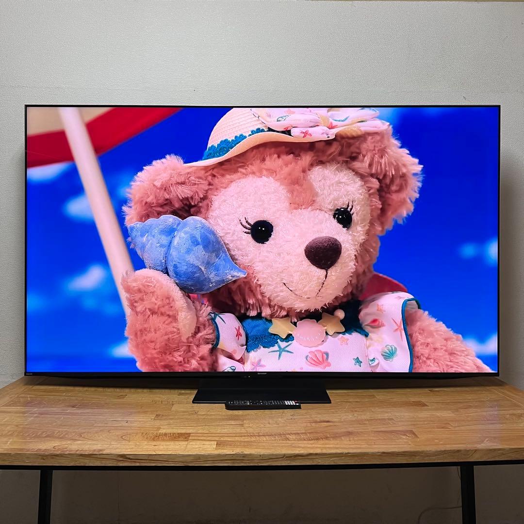 シャープ 65V型 4K 液晶テレビ AQUOS 4T-C65EP1 量子ドット - メルカリ