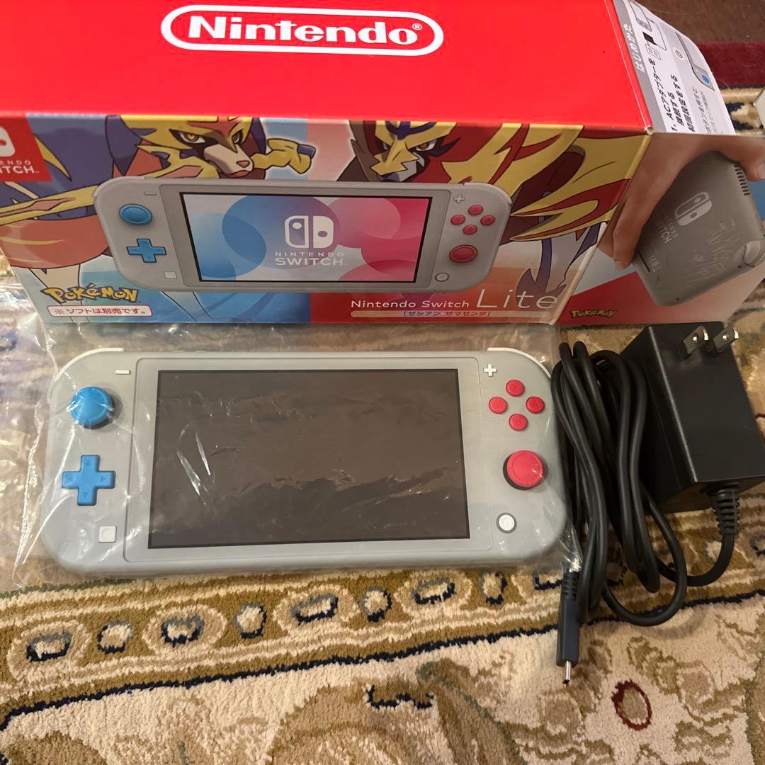 Switch Lite ザシアン・ザマゼンタ 充電器 箱あり