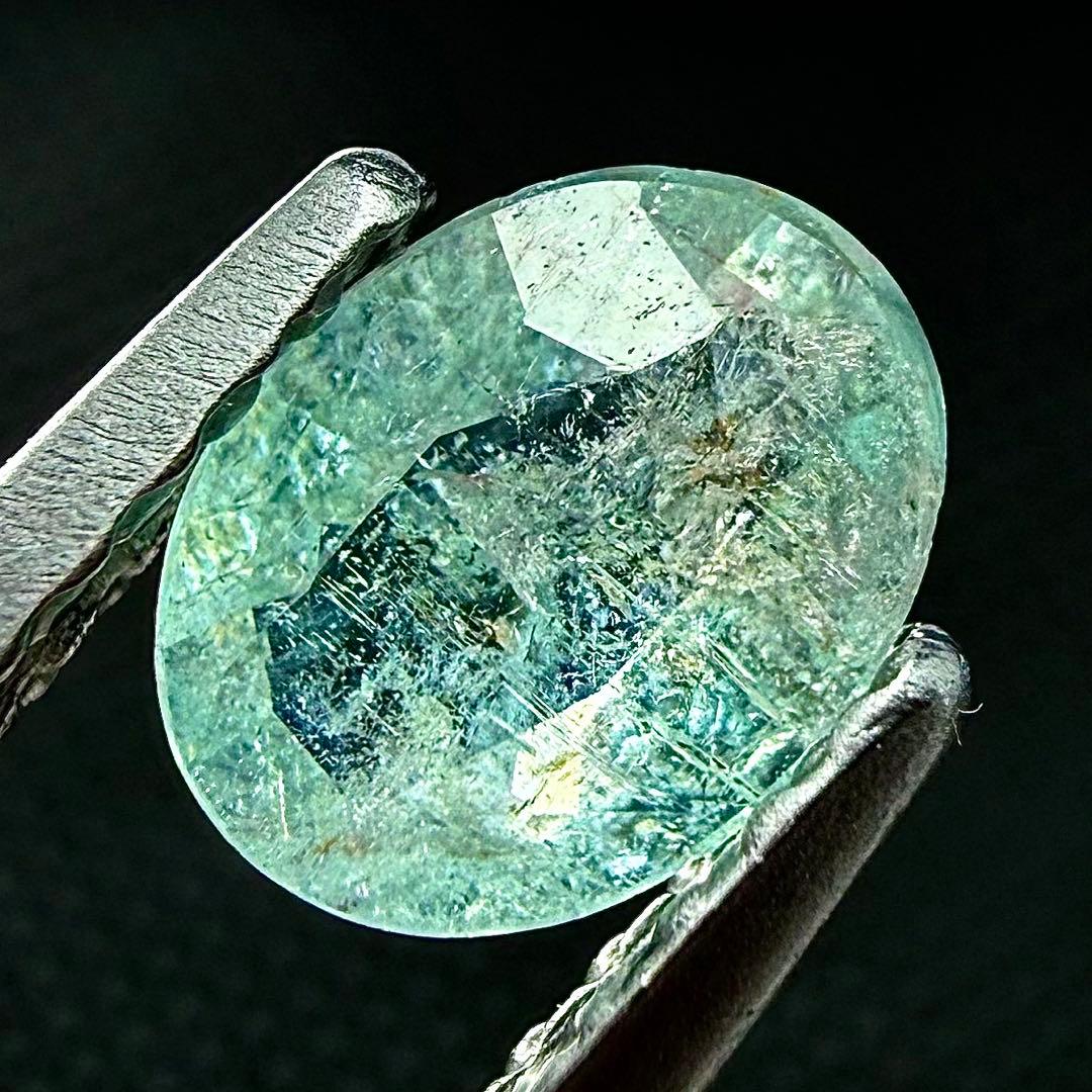 ◇鑑別書付き◇ パライバトルマリン 1945 銅 ルース 0.41ct 宝石