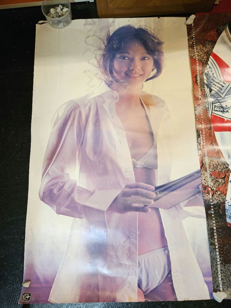 アグネス・ラム ポスター 当時物 グラビア アイドル バドワイザー 昭和