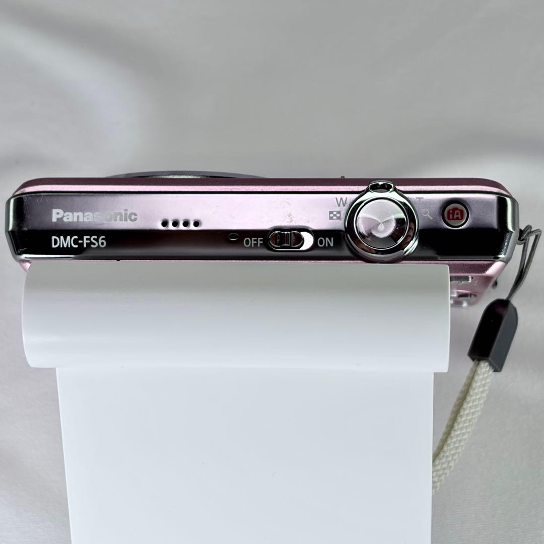 良品】Panasonic LUMIX DMC-FS6 ピンク 純正ケースつき