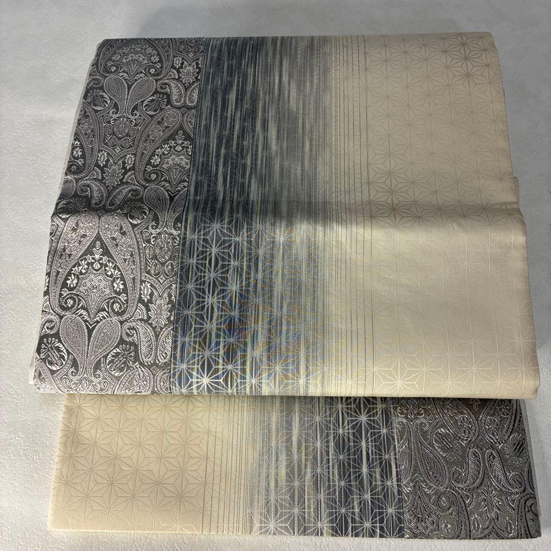 袋帯　ペイズリーと麻の葉　460 袋帯 ペイズリーと麻の葉 460 袋帯 ペイズリーと麻の葉 460 - メルカリ