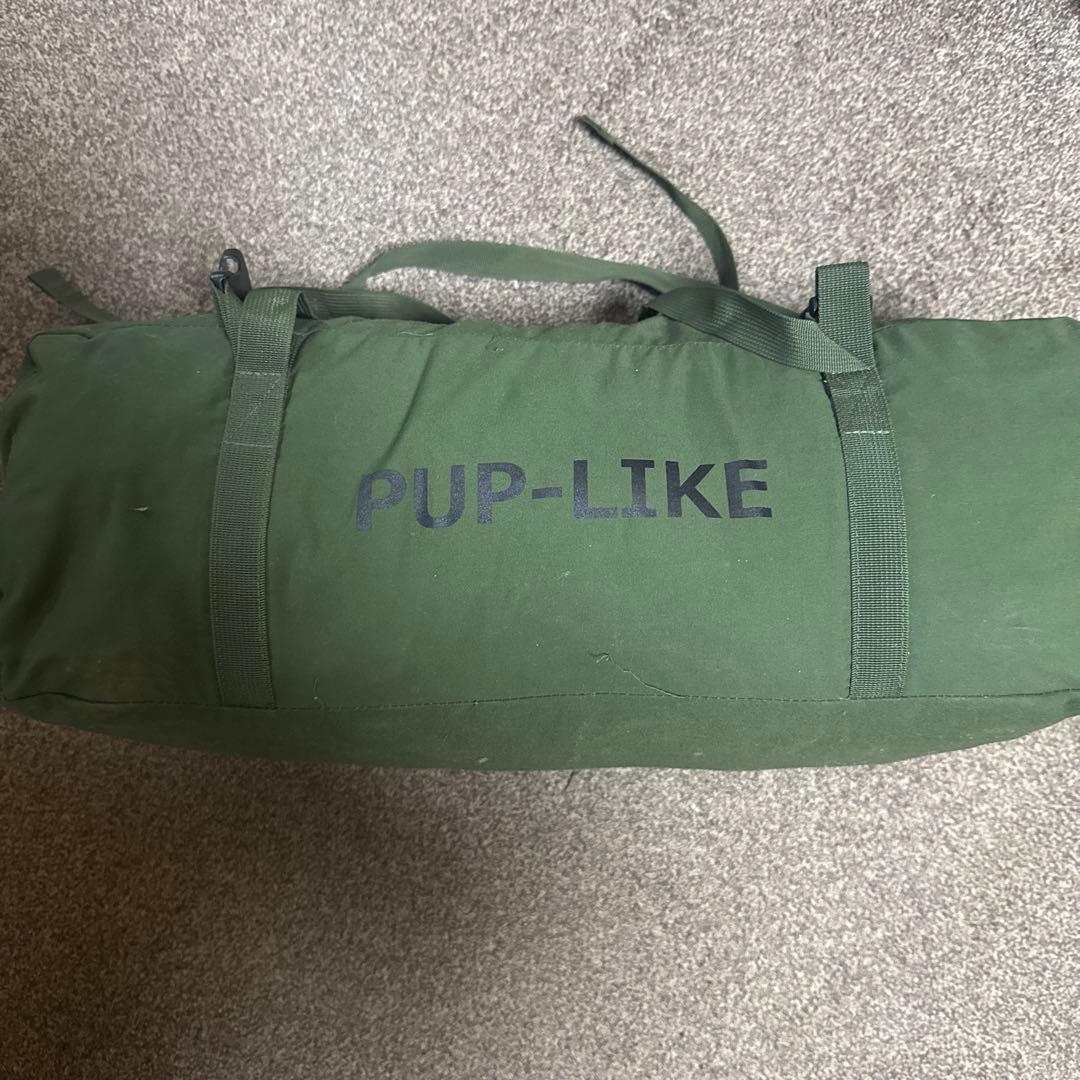 DOD パップフーテント２ D.O.D]パップフーテント2 （タンカラー・カーキ）グランドシート付き