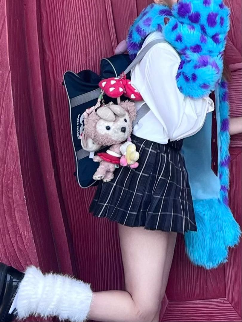 ワッペ ワールドペガサス 紺 ショルダースクバセット(リボン付き