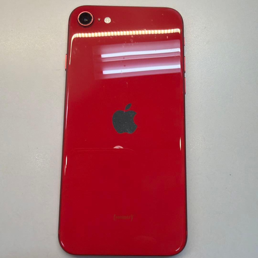 訳あり iPhone SE2 256GB レッド 100% 指紋認証不可