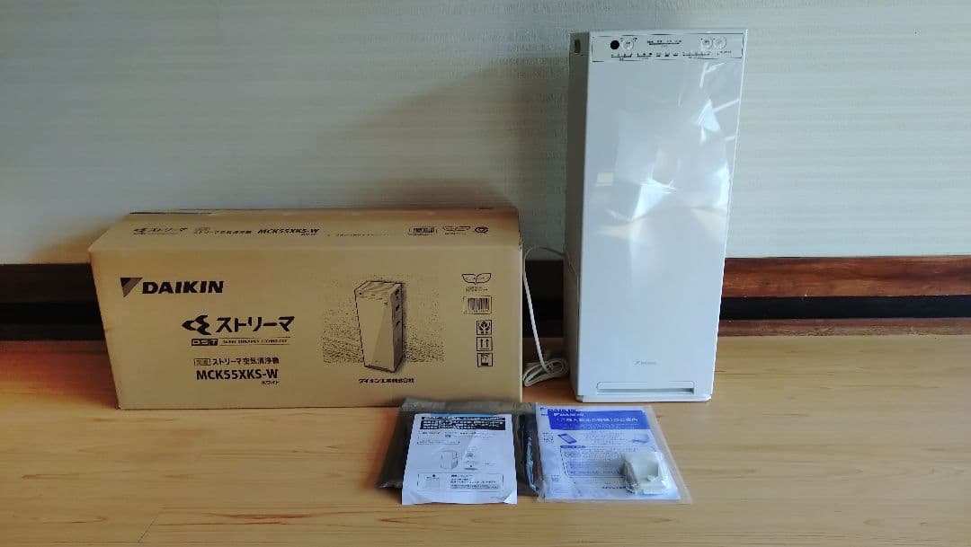 DAIKIN 空気清浄機 MCK55XKS-W ホワイト Amazon | ダイキン DAIKIN 加湿ストリーマ空気清浄機 ホワイト MCK55X