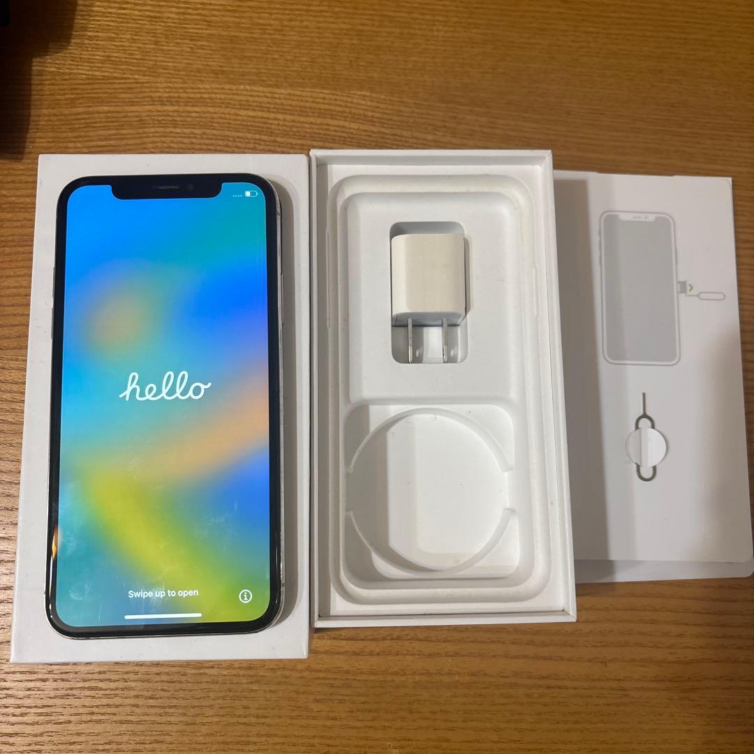 iPhone X 256gb 本体 SIMロックなし シルバー