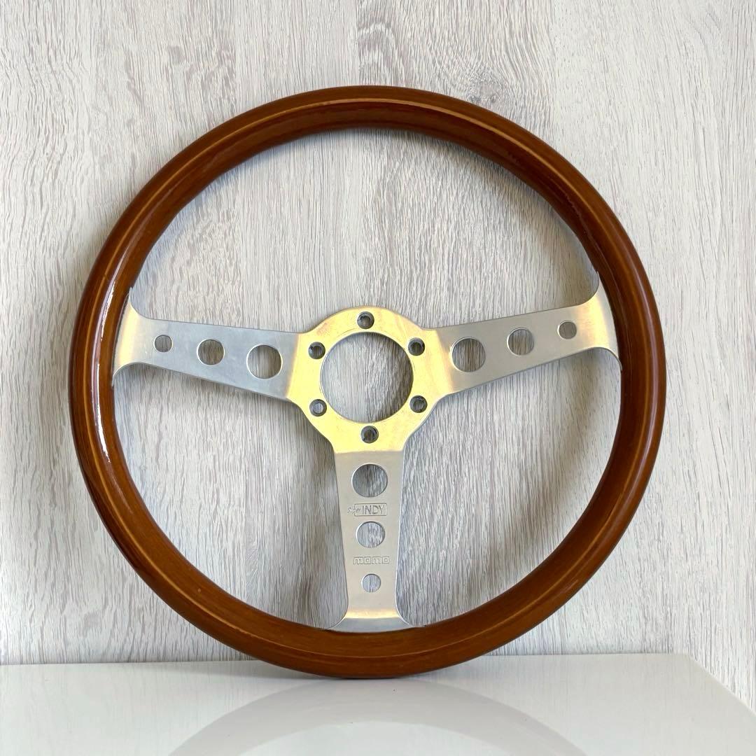 美品、希少品★momo superINDY ウッドステアリング Yahoo!オークション -「momo super indy」の落札相場・落札価格