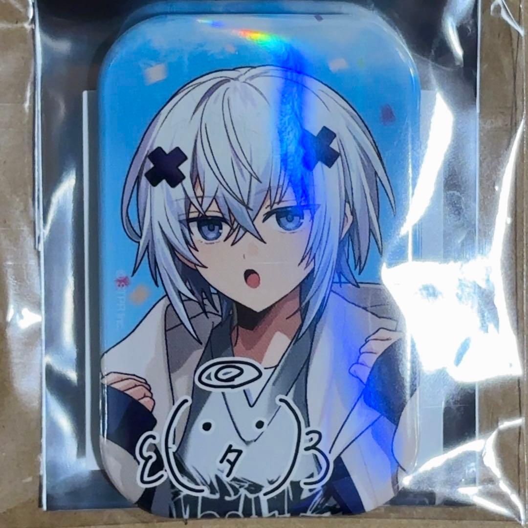 めておら スクエア缶バッジ メルト ホログラム複製サイン入り レア