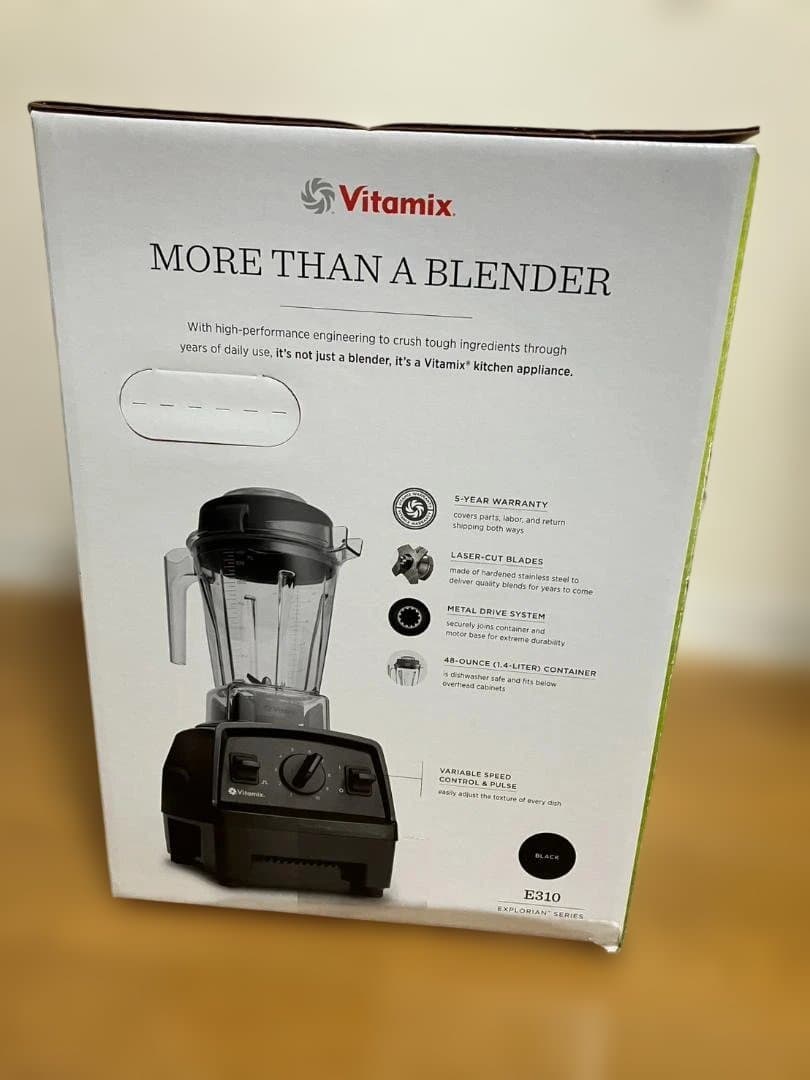 新品未開封】バイタミックス E310 1.4Lコンテナ ブラック - メルカリ