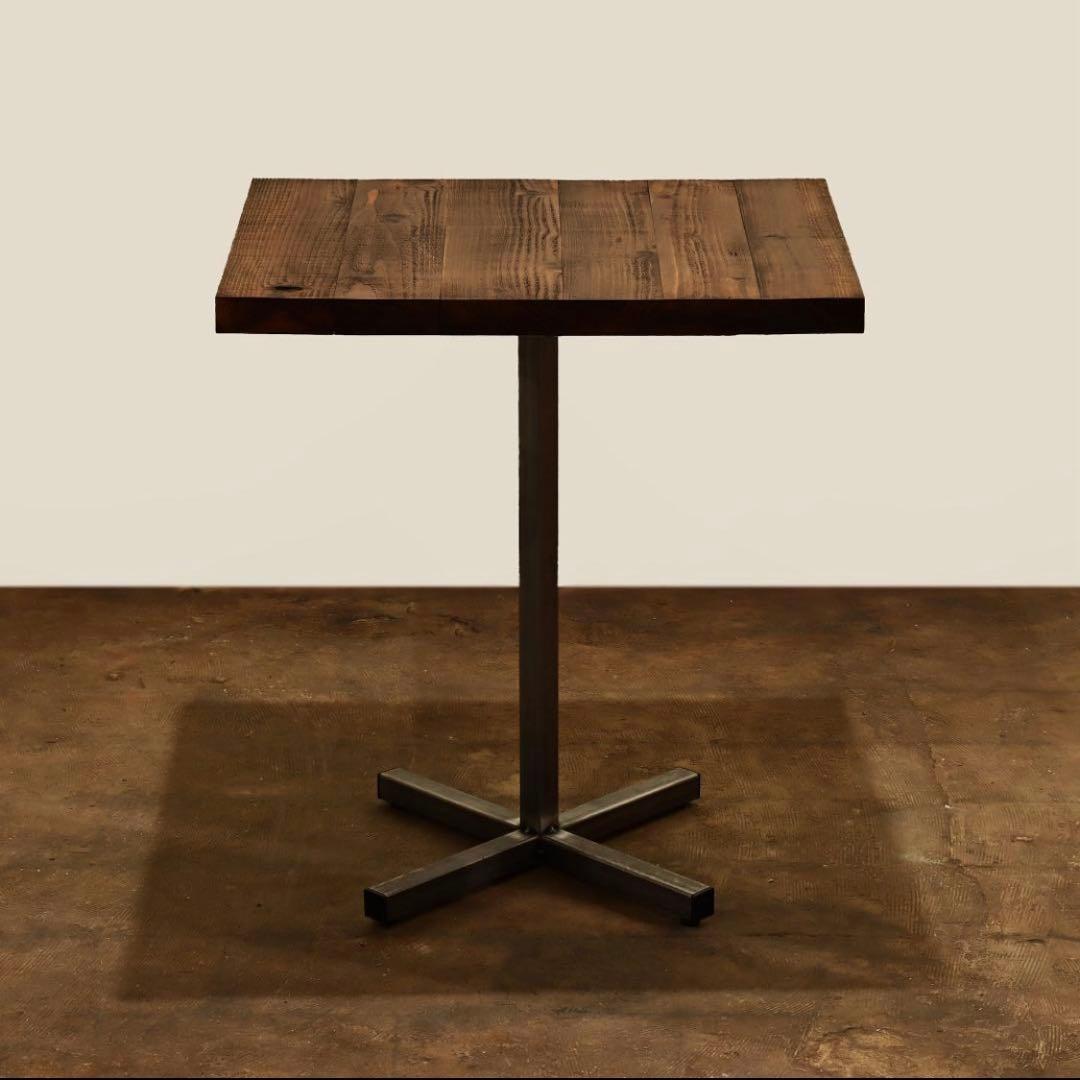 ヴィンテージ｜足場板｜カフェテーブル｜サイドテーブル｜ダークブラウン