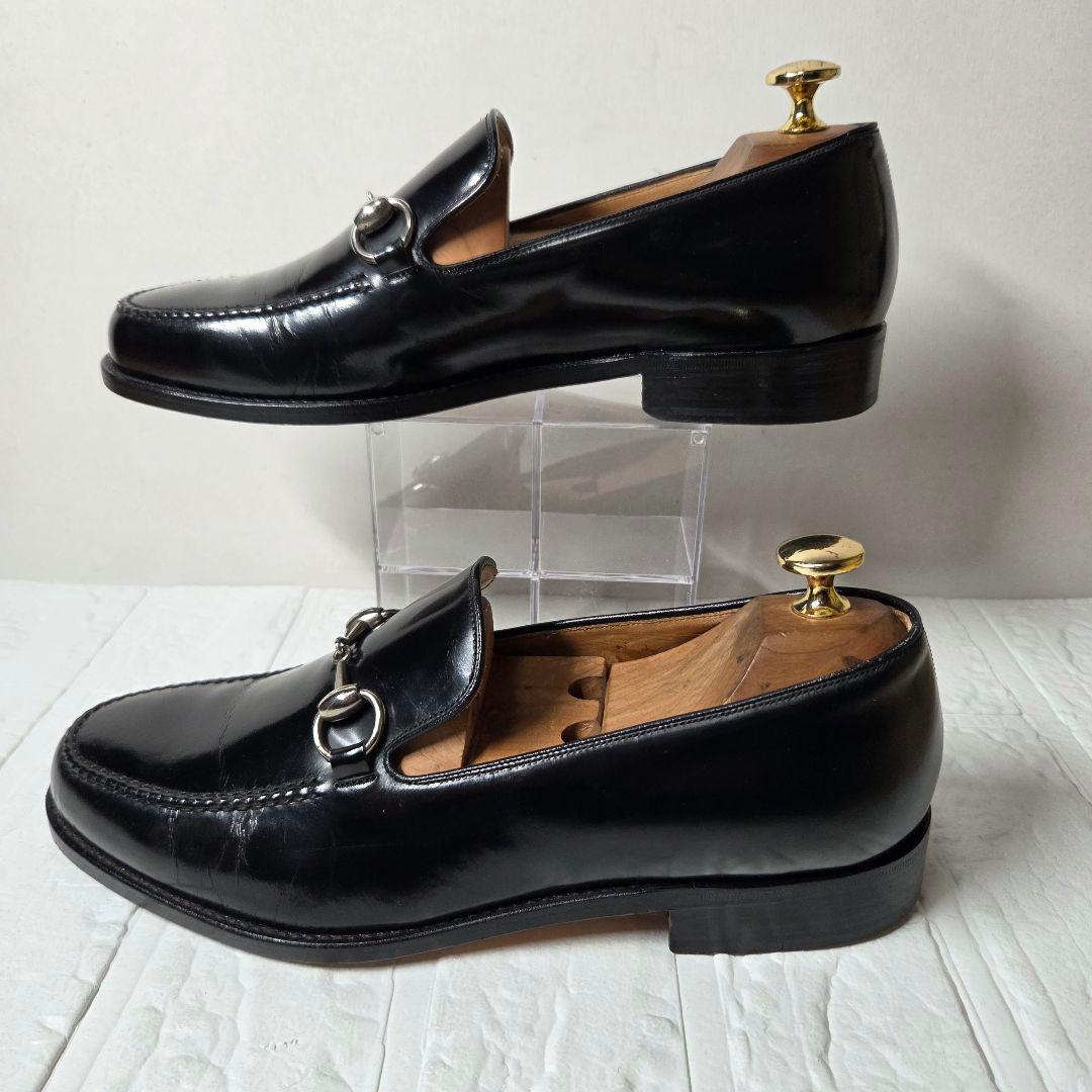 GUCCI ホースビットローファー ヨルダーン 7.5D(26cm) ブラック