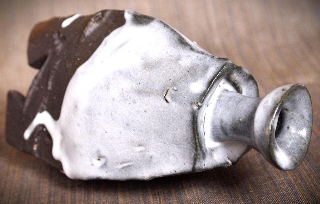 人気作家☆隠崎隆一【師：人間国宝 伊勢崎淳】☆白釉徳利 - メルカリ