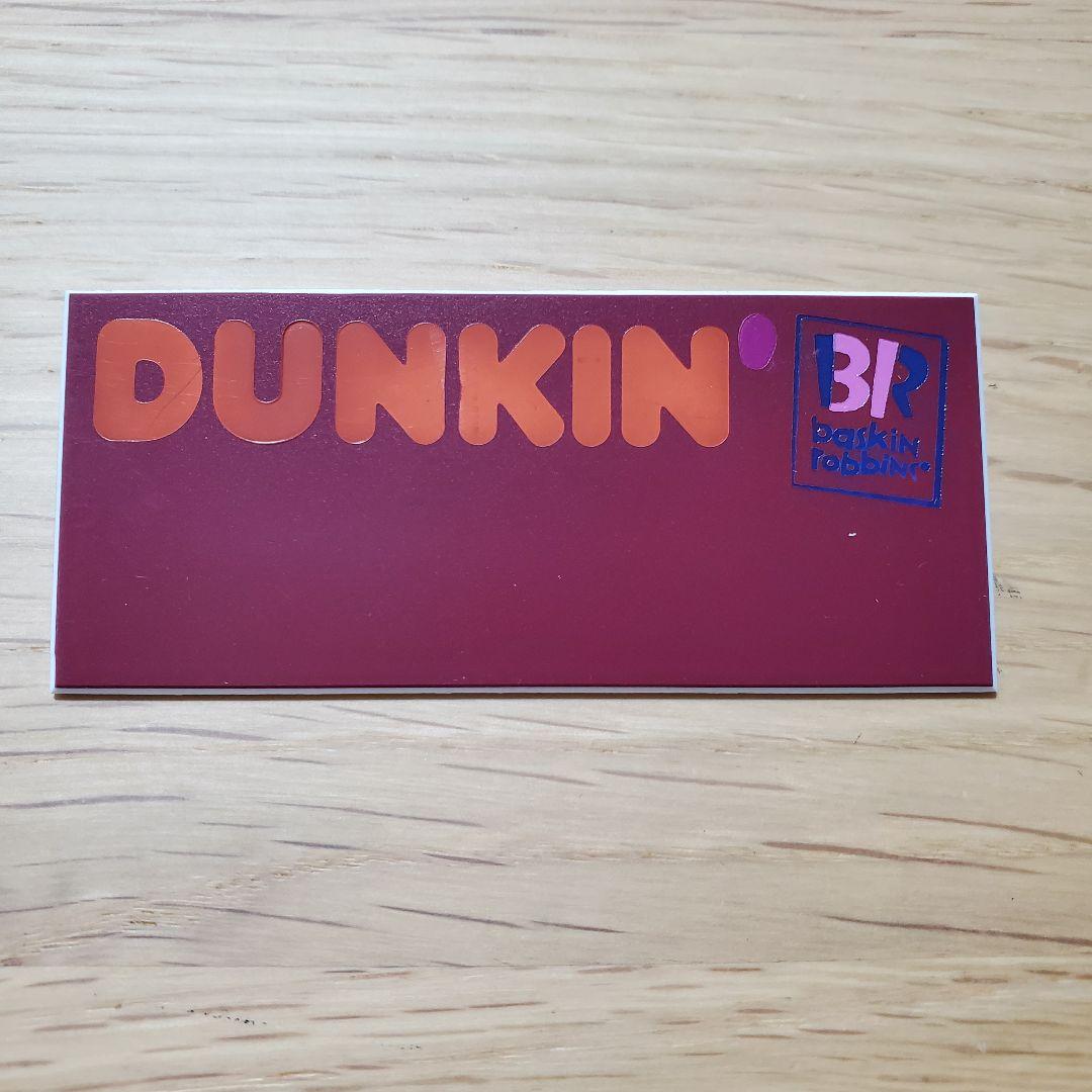 ダンキンドーナツ バスキンロビンス 31 ネームプレート アメリカ