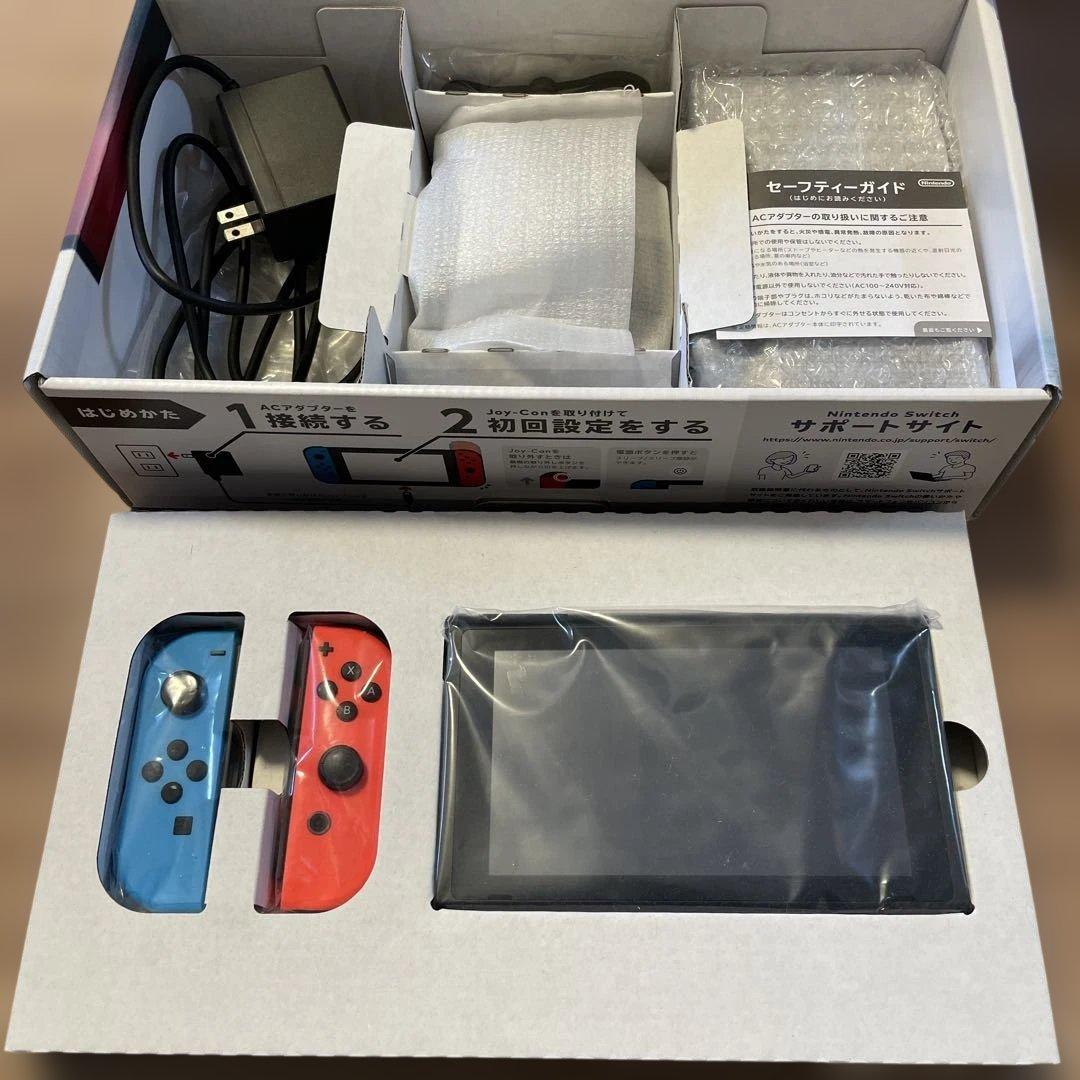 【使用回数少】Nintendo Switch ネオンブルー/ネオンレッド 本体 中古】任天堂 Nintendo Switch ネオンブルー/ネオンレッド 本体