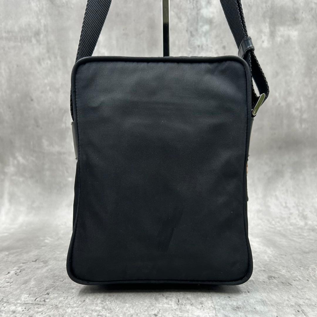 美品】 プラダ ショルダーバッグ 2way アマゾン 三角ロゴ テスート