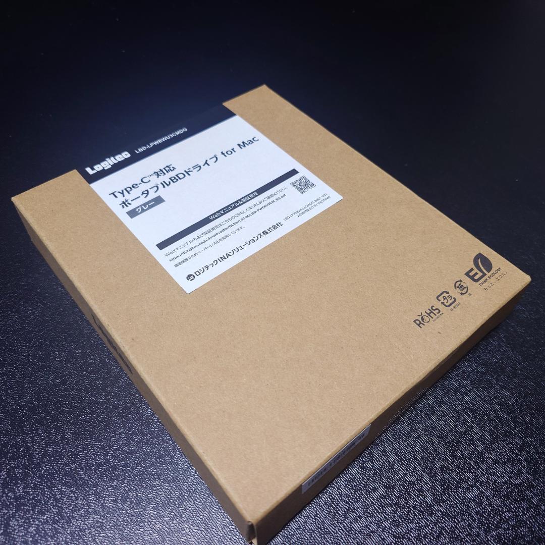 ロジテックダイレクト 外付け ブルーレイドライブ ブルーレイドライブ 外付け ポータブル ソフト無し USB-A / USB-C